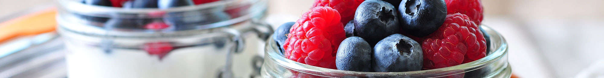 fresh made yogurt with berries