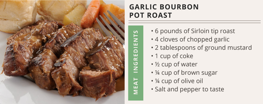 garlic bourbon pot roast