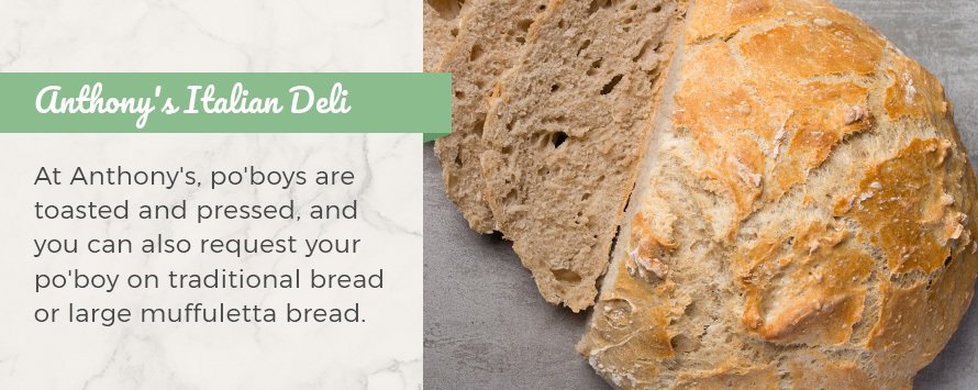 anthony's deli po'boys